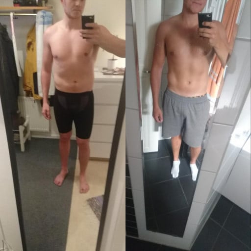 5 foot 8 Male Progress Pics of 26 lbs Weight Loss 189 lbs to 163 lbs
