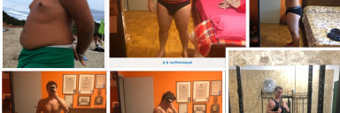 45 lbs Fat Loss 5'7 Male 220 lbs to 175 lbs
