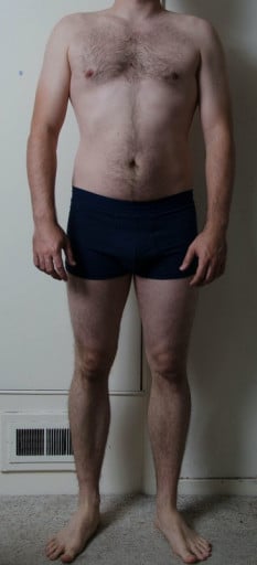 A picture of a 6'0" male showing a snapshot of 193 pounds at a height of 6'0
