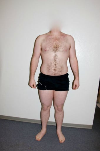 A progress pic of a 5'8" man showing a snapshot of 196 pounds at a height of 5'8