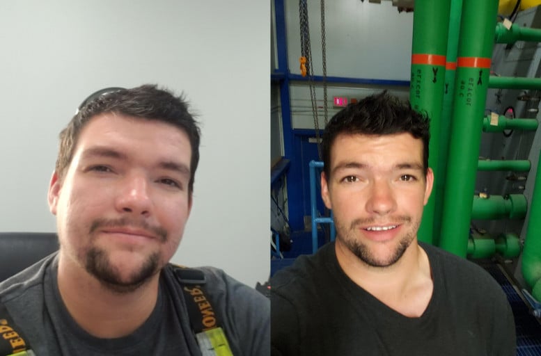 5'10 Male 60 lbs Fat Loss Before and After 270 lbs to 210 lbs