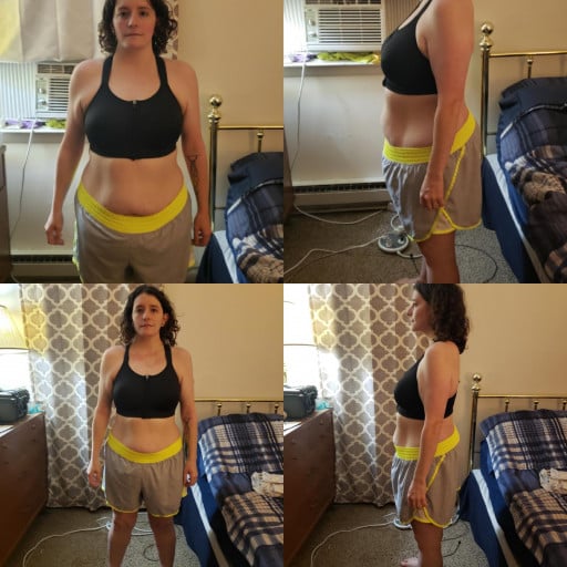 20 lbs Weight Loss 5 foot Female 157 lbs to 137 lbs