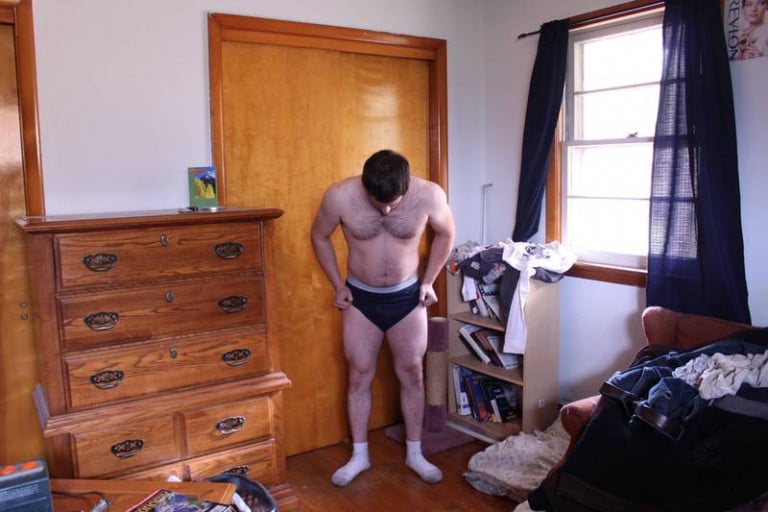 A progress pic of a 5'7" man showing a snapshot of 175 pounds at a height of 5'7