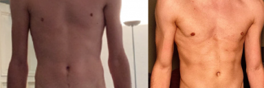 6 foot 2 Male 33 lbs Muscle Gain 137 lbs to 170 lbs