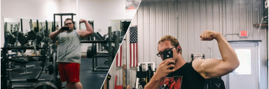 Before and After 200 lbs Weight Loss 6 foot Male 440 lbs to 240 lbs