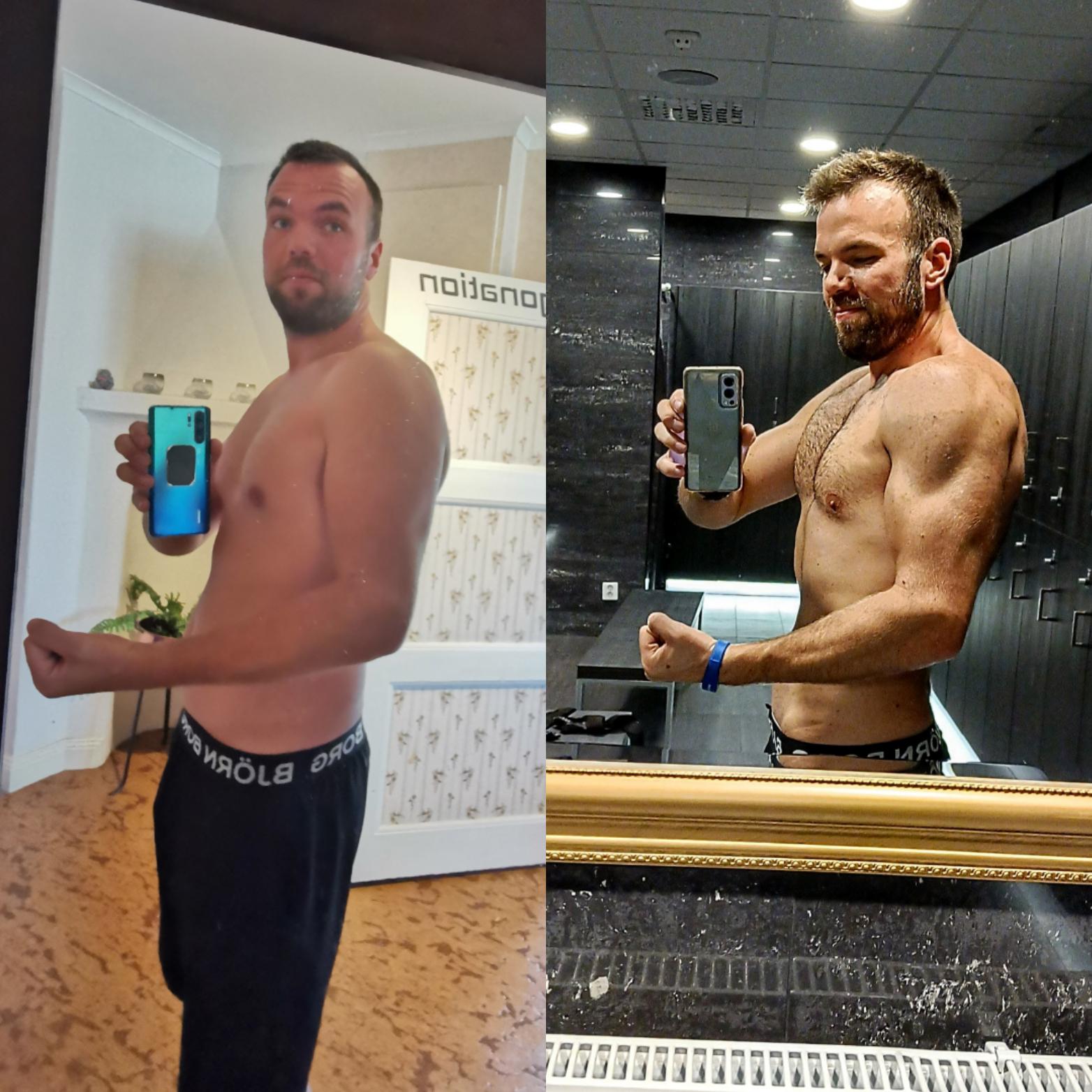 20 lbs Fat Loss 6 foot 4 Male 235 lbs to 215 lbs
