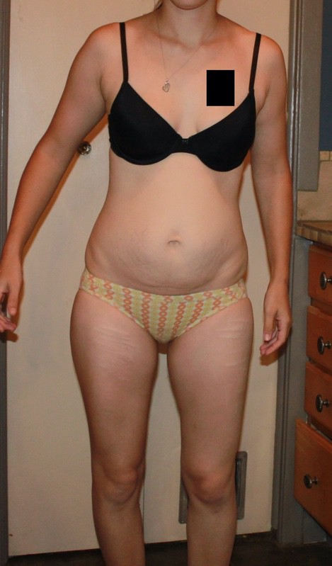 4 Photos of a 124 lbs 5 feet 6 Female Weight Snapshot