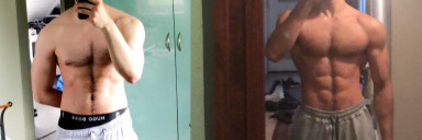 Progress Pics of 30 lbs Muscle Gain 5 feet 9 Male 135 lbs to 165 lbs