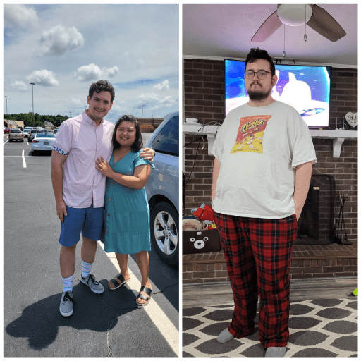 161 lbs Fat Loss Before and After 5 feet 11 Male 360 lbs to 199 lbs
