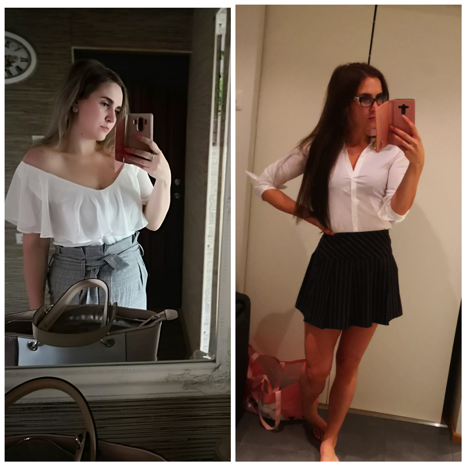 Before and After 58 lbs Fat Loss 5 foot 8 Female 185 lbs to 127 lbs