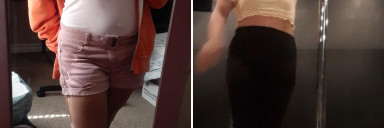 4 feet 11 Female Progress Pics of 10 lbs Weight Loss 126 lbs to 116 lbs