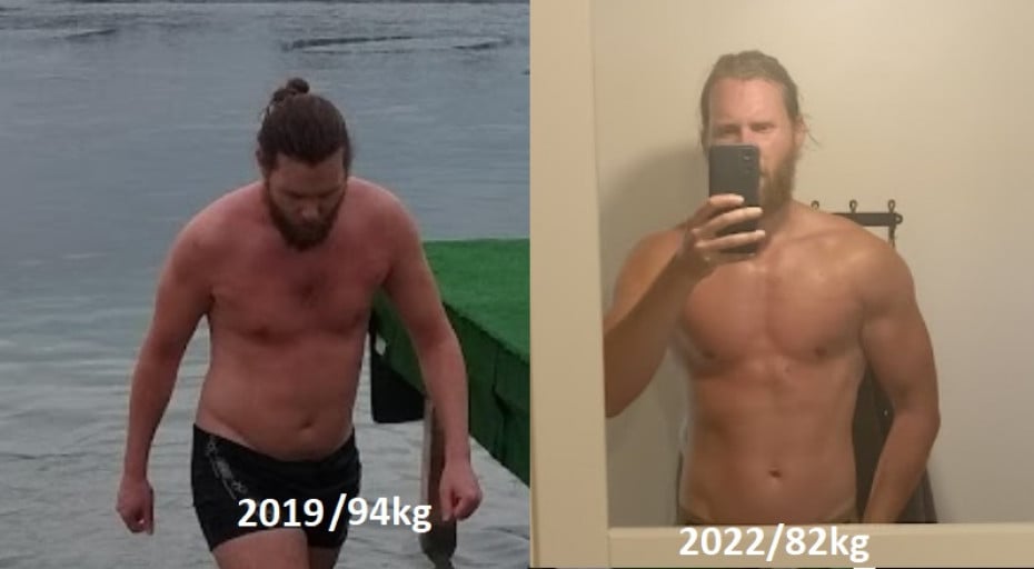 6'2 Male Progress Pics of 27 lbs Weight Loss 207 lbs to 180 lbs