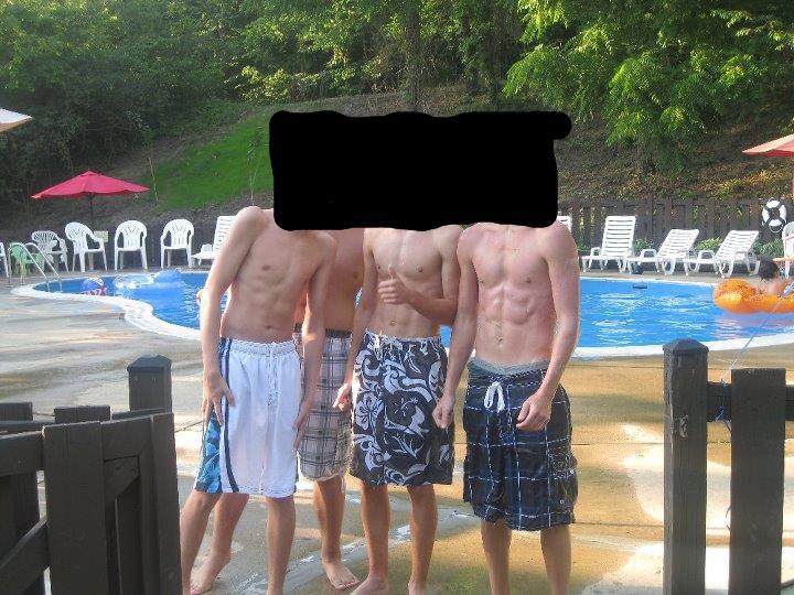 6 foot Male 42 lbs Weight Gain Before and After 138 lbs to 180 lbs