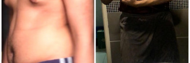 6 foot 1 Male 65 lbs Weight Loss Before and After 275 lbs to 210 lbs