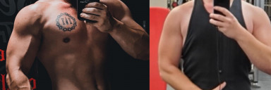 5 foot 7 Male 59 lbs Fat Loss Before and After 217 lbs to 158 lbs