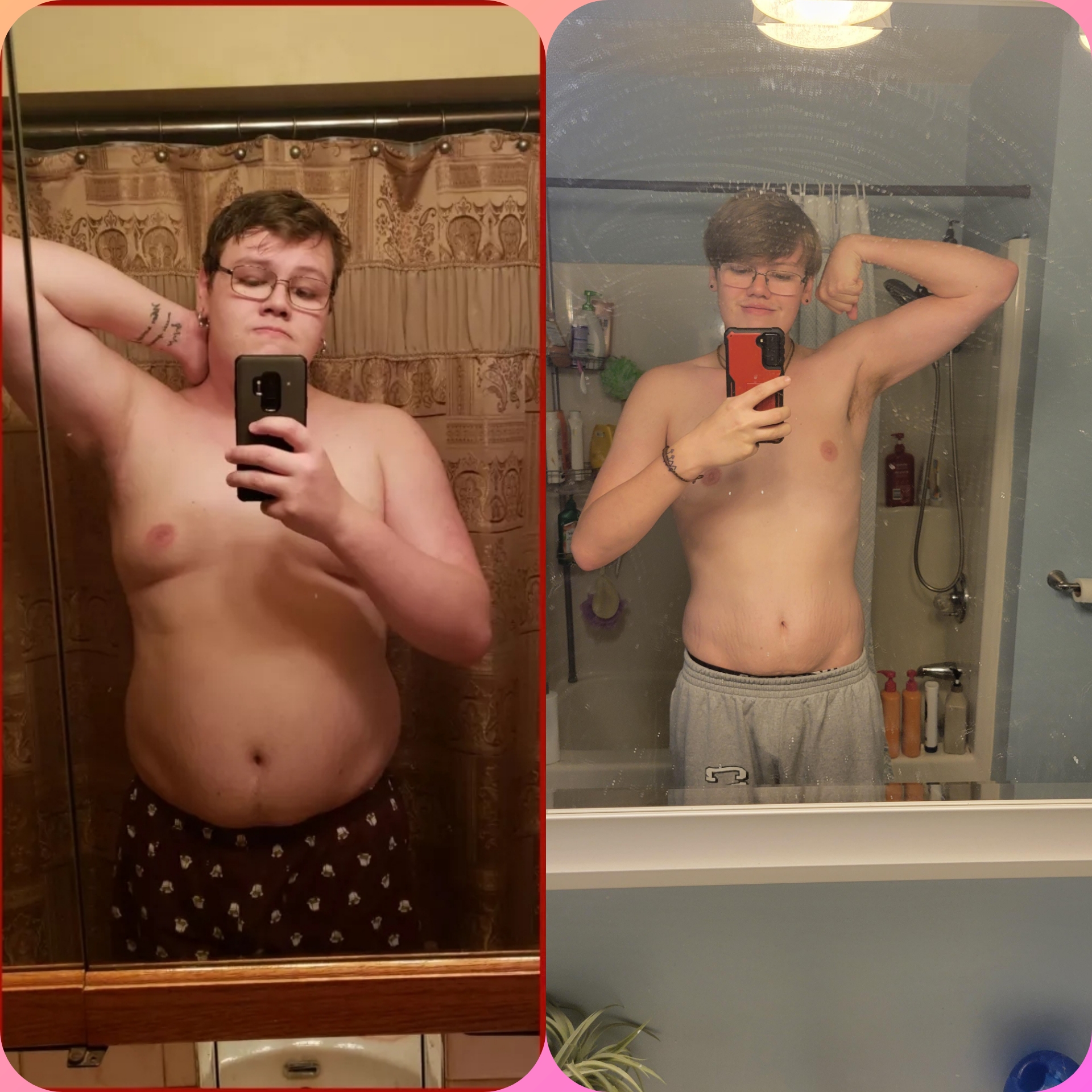 6'3 Male Progress Pics of 120 lbs Weight Loss 295 lbs to 175 lbs