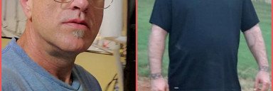 Before and After 105 lbs Fat Loss 5 feet 9 Male 260 lbs to 155 lbs