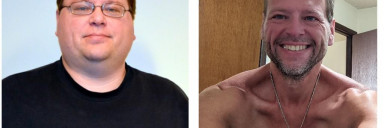 171 lbs Weight Loss Before and After 5 feet 8 Male 345 lbs to 174 lbs