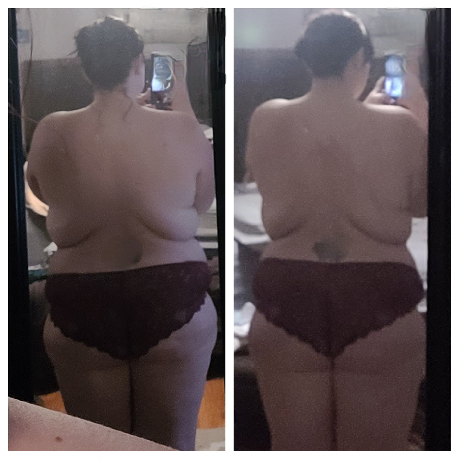 40 lbs Weight Loss Before and After 5 feet 4 Female 275 lbs to 235 lbs