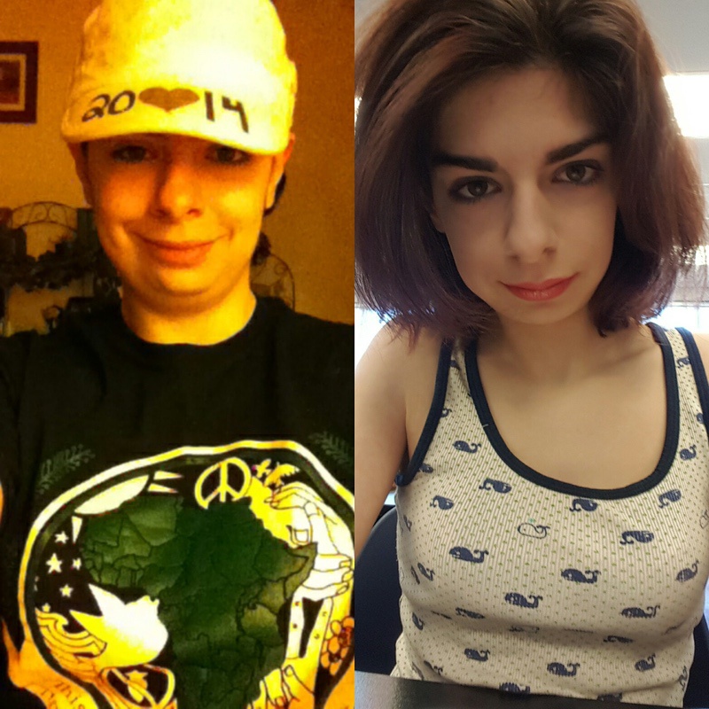 5 foot 3 Female Before and After 73 lbs Weight Loss 180 lbs to 107 lbs