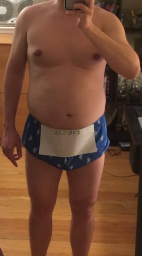 A progress pic of a 5'11" man showing a snapshot of 193 pounds at a height of 5'11