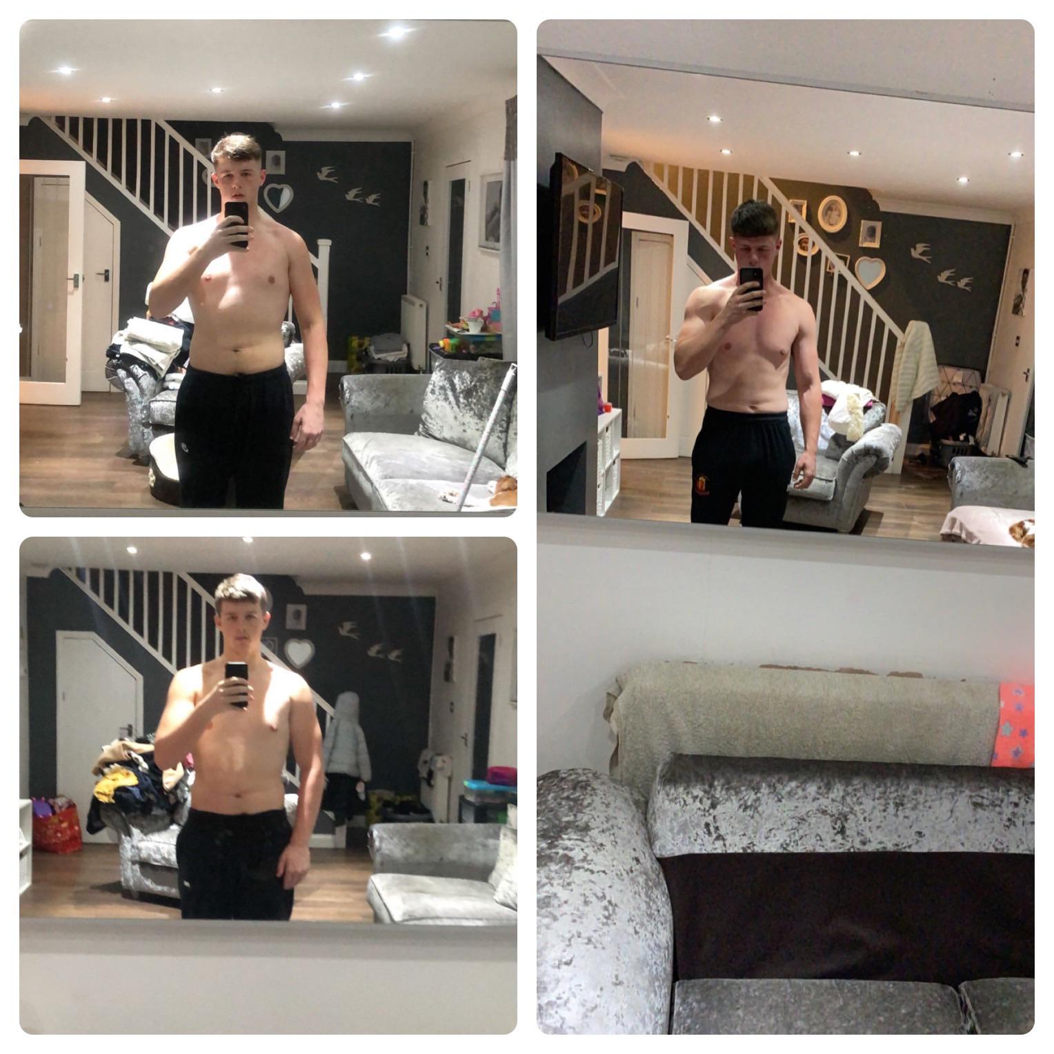 6 foot 5 Male 30 lbs Weight Loss Before and After 260 lbs to 230 lbs