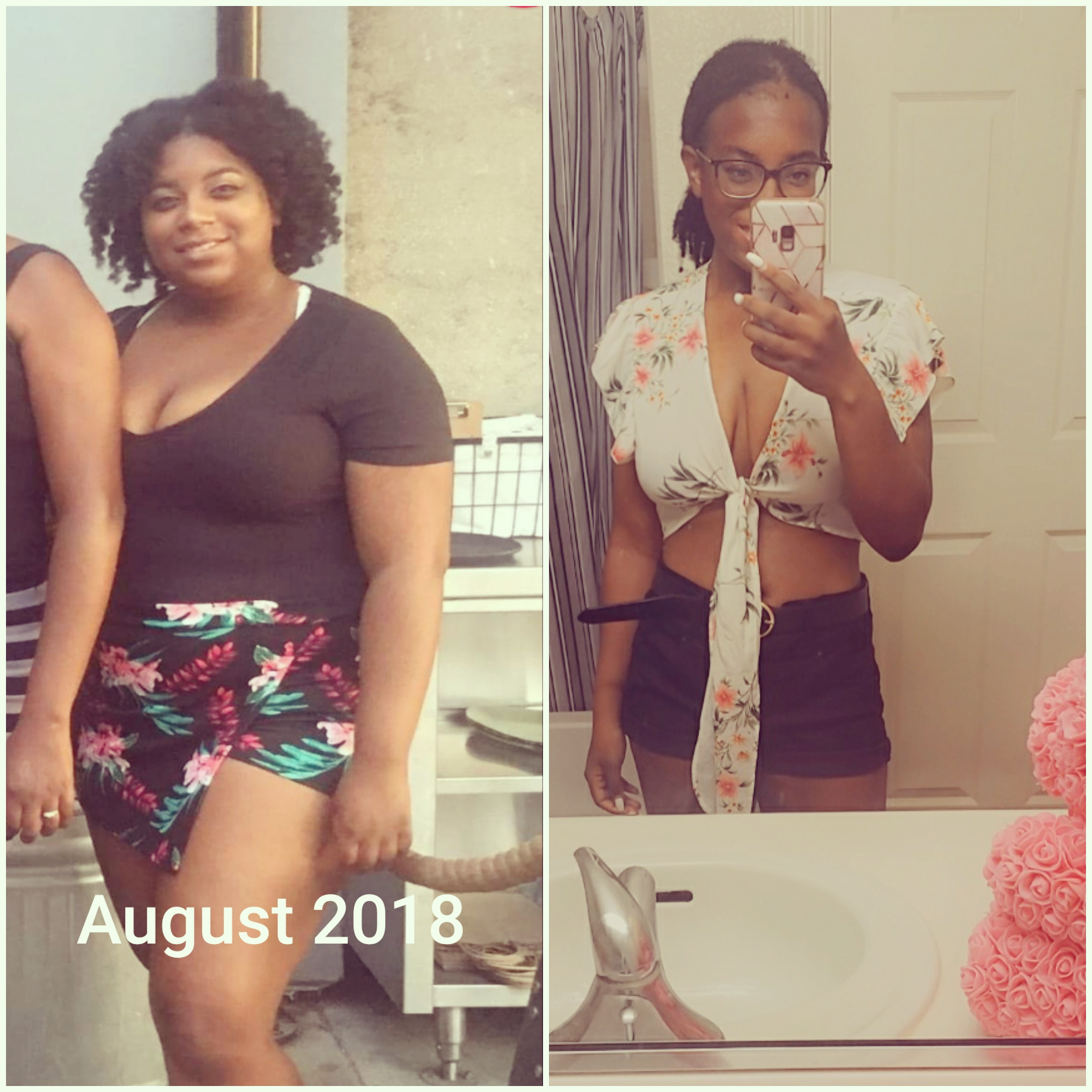 111 lbs Weight Loss Before and After 5'5 Female 260 lbs to 149 lbs