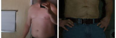 5'9 Male Before and After 25 lbs Weight Loss 205 lbs to 180 lbs