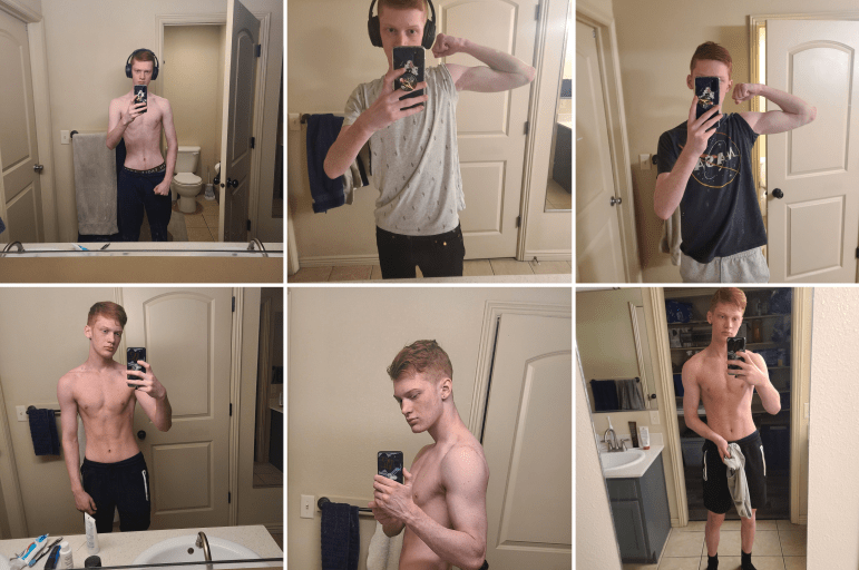 M/19/6'2" Gains 22Lbs in 4 Months Journey