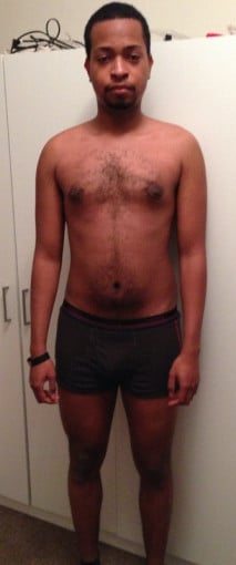 A progress pic of a 6'2" man showing a snapshot of 205 pounds at a height of 6'2