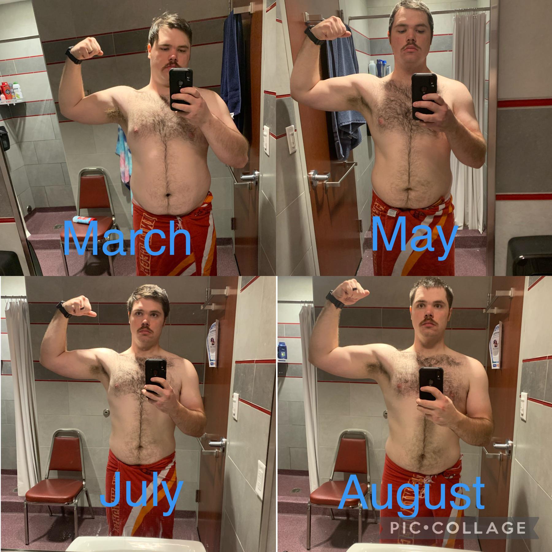 6 foot Male 55 lbs Fat Loss 275 lbs to 220 lbs