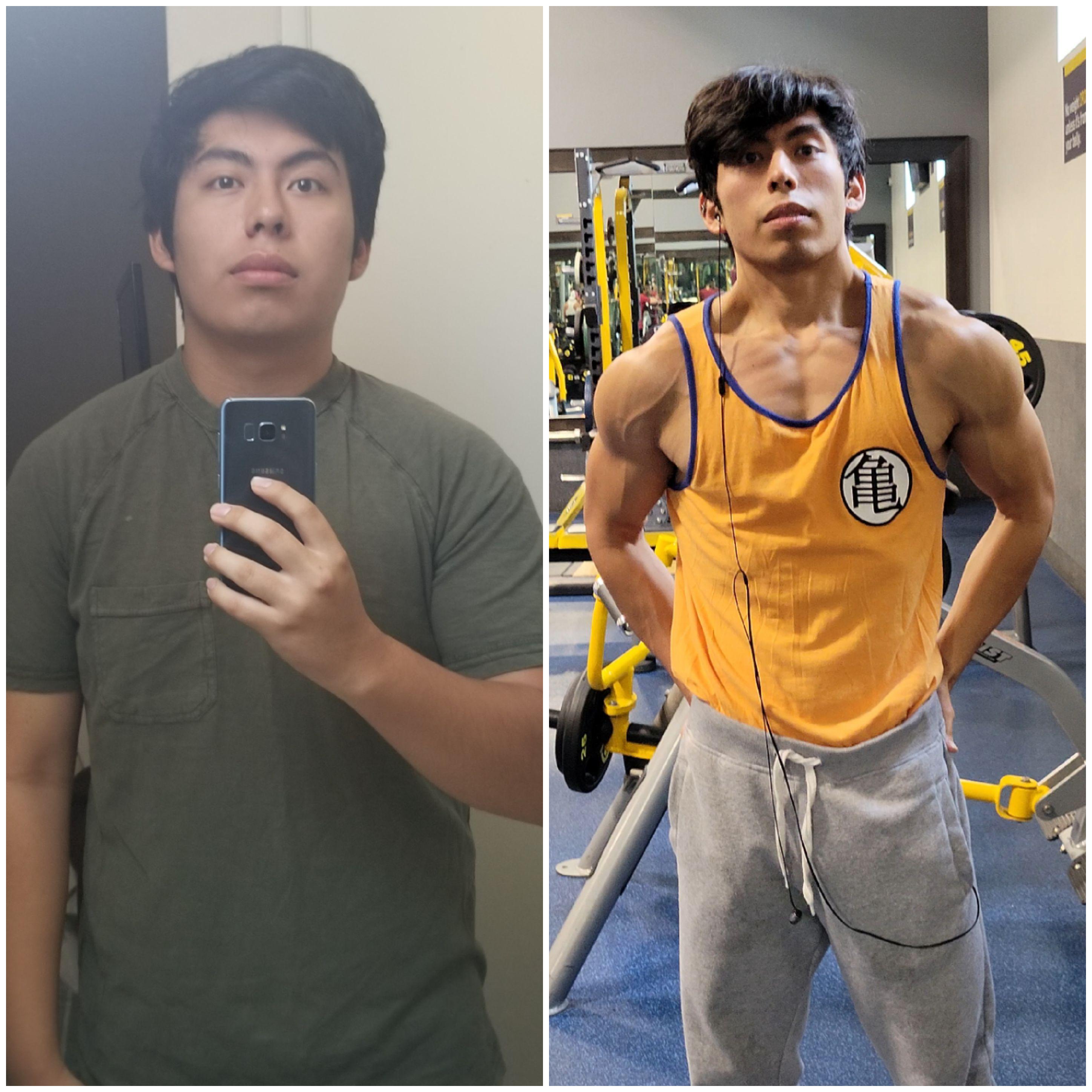 5 foot 7 Male 45 lbs Fat Loss 180 lbs to 135 lbs