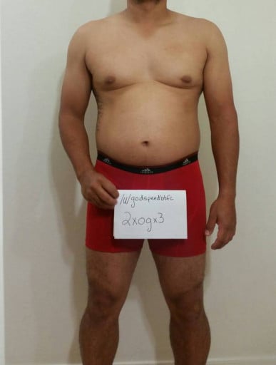 3 Photos of a 5 feet 6 208 lbs Male Weight Snapshot