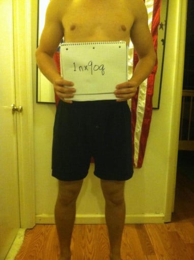 A picture of a 6'2" male showing a snapshot of 192 pounds at a height of 6'2