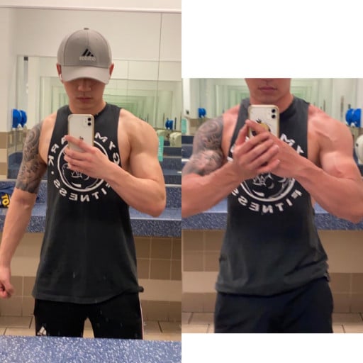 1 Pictures of a 5 foot 10 155 lbs Male Fitness Inspo