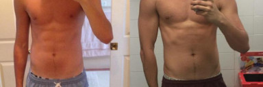 6 feet 4 Male 27 lbs Muscle Gain Before and After 171 lbs to 198 lbs