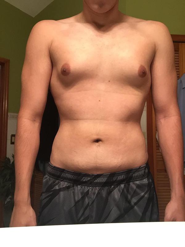 4 Photos of a 5'10 172 lbs Male Weight Snapshot