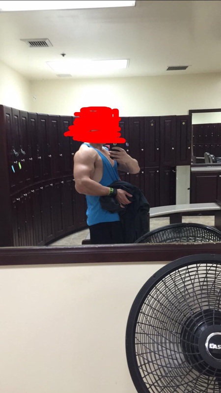 Before and After 66 lbs Muscle Gain 5'8 Male 125 lbs to 191 lbs