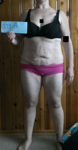 A picture of a 5'5" female showing a snapshot of 188 pounds at a height of 5'5