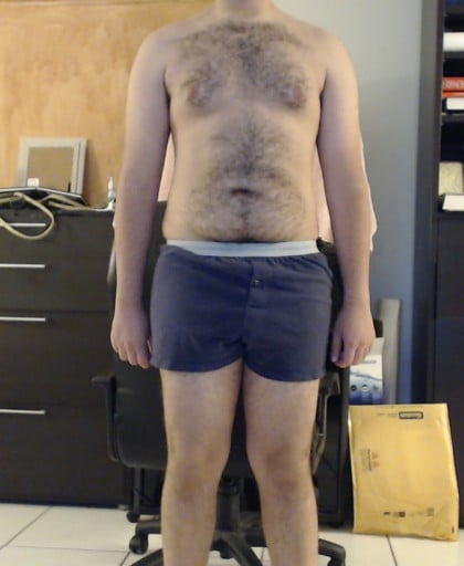 A picture of a 5'8" male showing a snapshot of 186 pounds at a height of 5'8