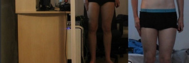 5 lbs Fat Loss Before and After 6 foot 4 Male 188 lbs to 183 lbs
