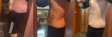 Progress Pics of 122 lbs Weight Loss 5 feet 9 Male 300 lbs to 178 lbs