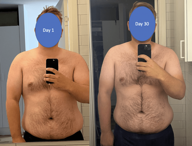 One Month Weight Loss Journey: M/29/5'9" Goes From 114Kg to 108Kg