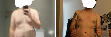 53 lbs Fat Loss 6'1 Male 271 lbs to 218 lbs