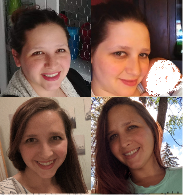 Before and After 66 lbs Weight Loss 5 foot 1 Female 240 lbs to 174 lbs