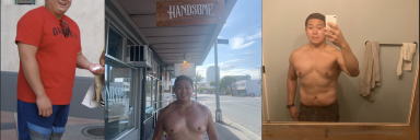 28 lbs Weight Loss Before and After 5'7 Male 229 lbs to 201 lbs