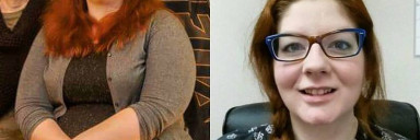 5 foot 9 Female Before and After 40 lbs Fat Loss 315 lbs to 275 lbs