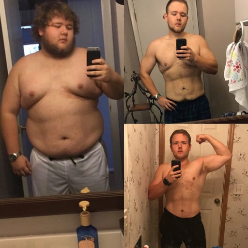 118 lbs Fat Loss 5'7 Male 320 lbs to 202 lbs