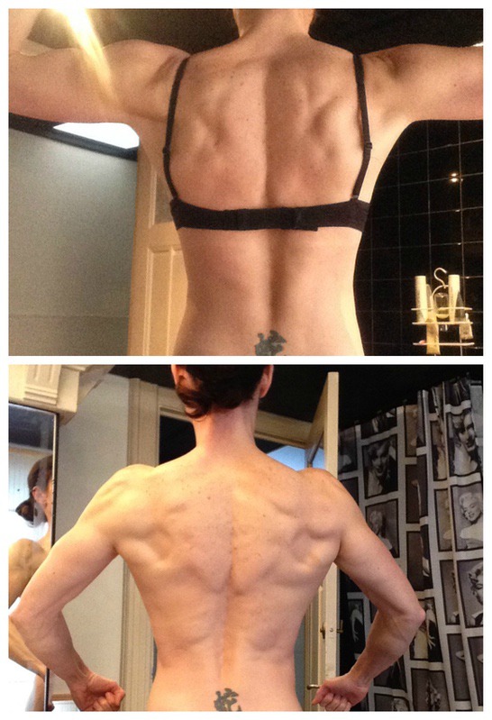 5 lbs Weight Gain Before and After 5 feet 10 Female 130 lbs to 135 lbs
