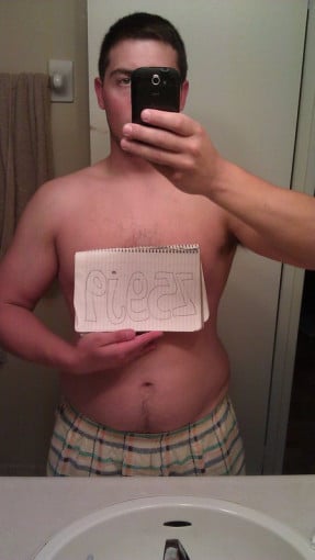 A picture of a 5'8" male showing a snapshot of 191 pounds at a height of 5'8